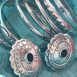 Sterling silver onyx clip on earrings